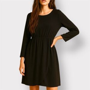 J. Crew Mercantile Classic Black Dress